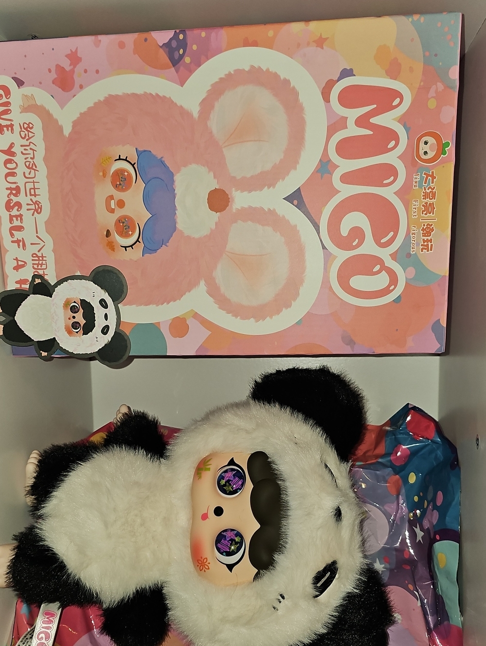 Migo Alternative Plush Panda Doll - Black & White Collectors Gift New